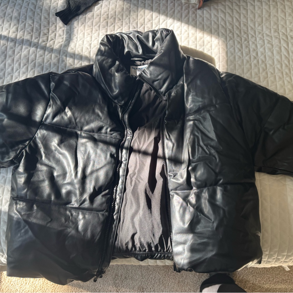 Old Navy Black Quilted Jacket
